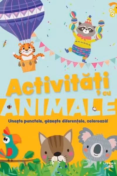 ACTIVITATI CU ANIMALE. Uneste punctele gaseste diferentele deseneaza!