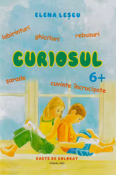 Curiosul 6+ carte de colorat
