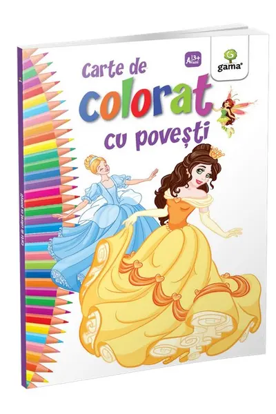 Carte de colorat cu povesti