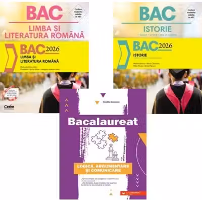 Pachet Bacalaureat Limba si literatura romana, Istorie si Logica Argumentare si comunicare - Monica Cristina Anisie, Marilena Bercea, Cecilia Ionescu