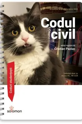Codul civil actualizat la 20 septembrie 2025