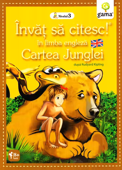 Invat sa citesc in limba engleza! Cartea junglei. Nivelul 3