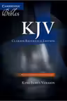 KJV Clarion Reference Bible, Black Edge-lined Goatskin Leather
