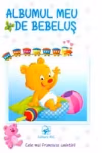 Albumul meu de bebelus Cele mai frumoase amintiri mov albastru
