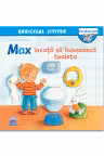 Max invata sa foloseasca toaleta