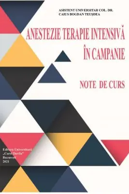 Anestezie terapie intensiva in campanie. Note de curs