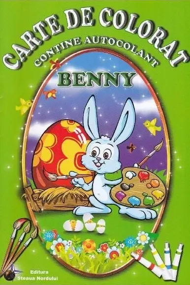 Carti de colorat cu Benny