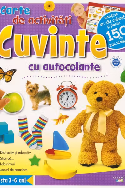 Cuvinte. Carte de activitati cu autocolante