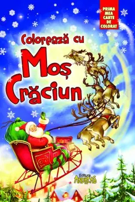 Coloreaza cu Mos Craciun