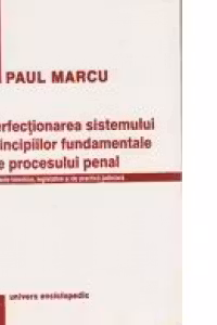 Perfectionarea sistemului principiilor fundamentale ale procesului penal Aspecte teoretice, legislative si de practica judiciara