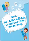 Scrie de la A la Z(ET) literele de tipar din alfabet