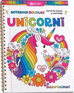 Unicorni. Carte de colorat si activitati