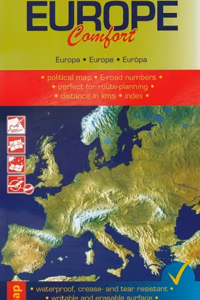 Europa. Harta laminată