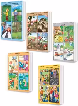 Set de 5 caiete, pentru clasa pregatitoare, semestrul 1
