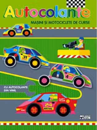 Autocolante. Masini si motociclete de curse.