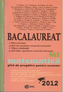 Bacalaureat 2012. Matematica M1