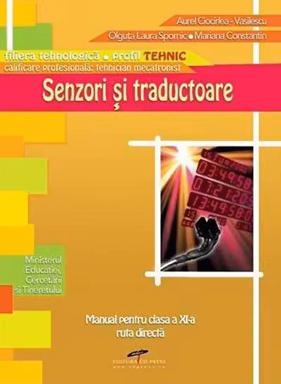 Senzori si traductoare, manual pentru clasa a XI-a