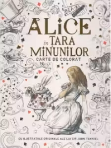 Alice in Tara Minunilor. Carte de colorat