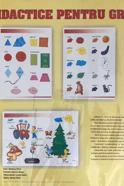 Planșe didactice pentru grădiniță