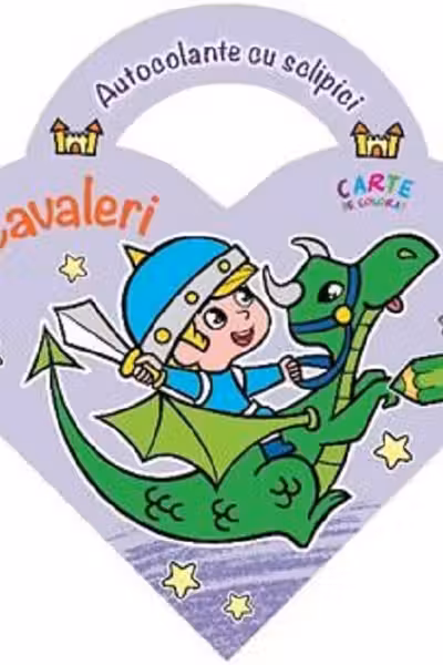 Autocolante cu sclipici Cavaleri