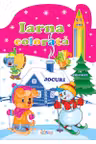 Iarna colorata, 5-7 ani. Jocuri de colorat