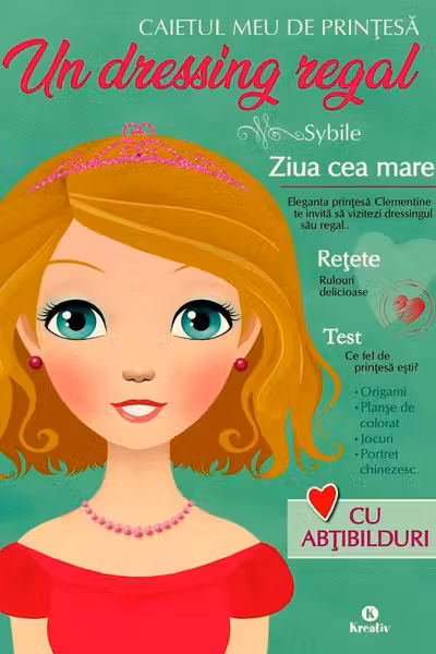 Un dressing regal. Caietul meu de prințesă cu abțibilduri