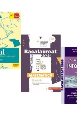 Pachet Bacalaureat 2026. Eseul. Pregatire individuala pentru proba scrisa, Matematica M_Mate-Info si Informatica. Clasele 11-12 intensiv Pascal C/C++ - Liliana Paicu, Gheorghe Iurea, Susana Galatean