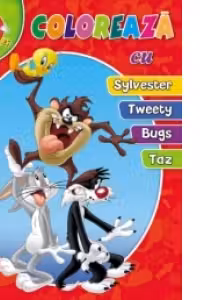 Coloreaza cu Sylvester, Tweety, Bugs si Taz