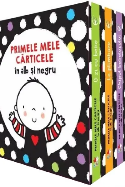 CUTIE. BEBE INVATA. PRIMELE MELE CARTICELE IN ALB SI NEGRU
