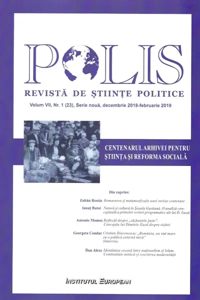 Polis Vol.7 Nr.1 (23). Serie nouă. Decembrie 2018