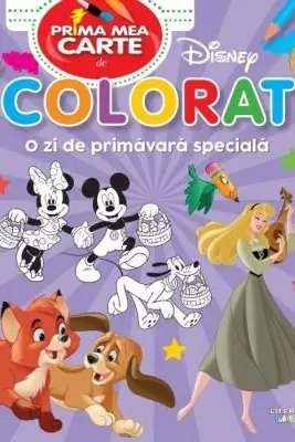 DISNEY. PRIMA MEA CARTE DE PICTAT. O zi de primavara speciala