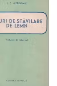 Tipuri de stavilare de lemn (traducere din limba rusa)