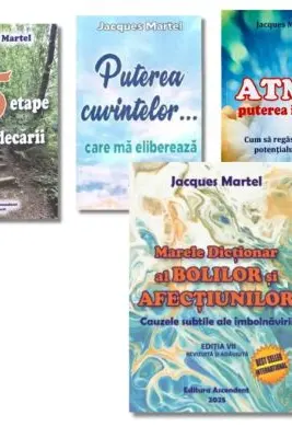 Pachet 4 carti: Marele Dictionar al Bolilor si Afectiunilor, Cele 5 etape ale vindecarii, Puterea cuvintelor, Atma