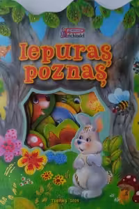 Iepuraș poznaș. Carte decupată