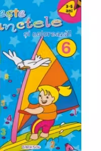 Uneste punctele si coloreaza! 6 (3-5 ani)