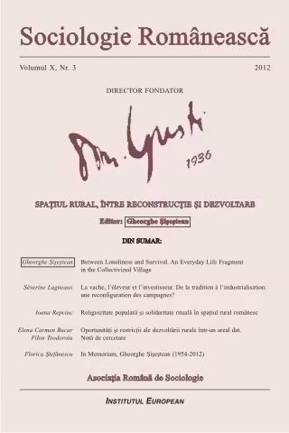 Sociologie Românească Vol.x Nr.3 2012