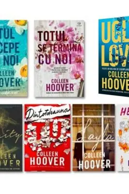 Seria Colleen Hoover: Totul incepe cu noi, Totul se termina cu noi, Ugly Love, Verity, Dintotdeauna tu, Layla, Heart Bones - Set 7 volume