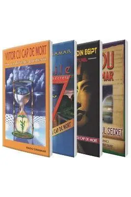 Radu Cinamar, set 4 carti - Viitor cu cap de mort, Misterul din Egipt, Pergamentul secret, 12 zile