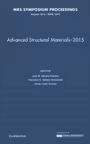 Advanced Structural Materials - 2015: Volume 1812 - Jose M. Herrera Ramirez, Francisco C. Robles-Hernandez, Jorge Lopez-Cuevas