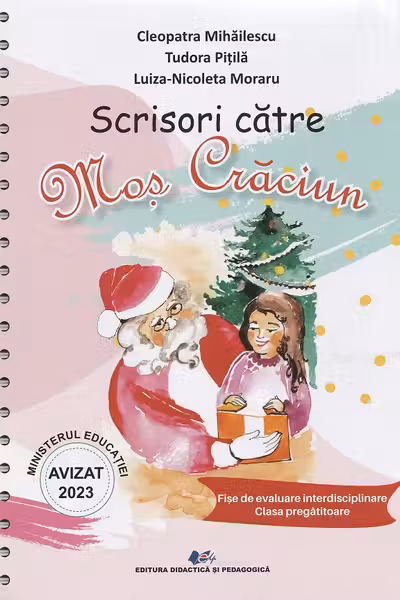 Scrisori către Moș Crăciun. Fișe de evaluare - Clasa pregătitoare