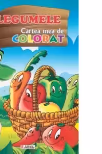 Legumele - Cartea mea de colorat (format A4)