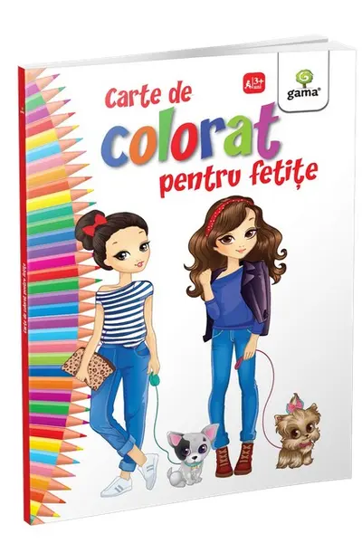 Carte de colorat pentru fetite