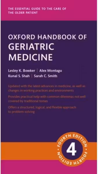 Oxford Handbook of Geriatric Medicine