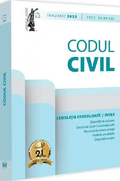 Codul civil Ianuarie 2025