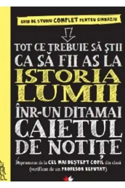 TOT CE TREBUIE SA STII CA SA FII AS LA ISTORIA LUMII INTR-UN DITAMAI CAIETUL DE NOTITE
