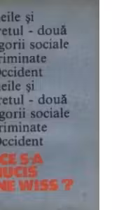 Femeile si tineretul - doua categorii sociale discriminate in Occident - De ce s-a sinucis Jane Wiss?
