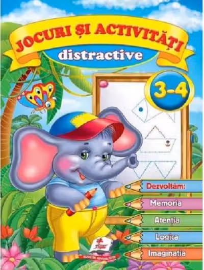 Jocuri si activitati distractive 3-4 ani