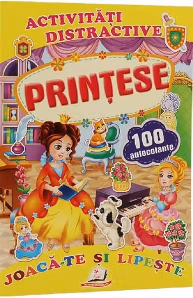 Activitati distractive Printese. 100 autocolante