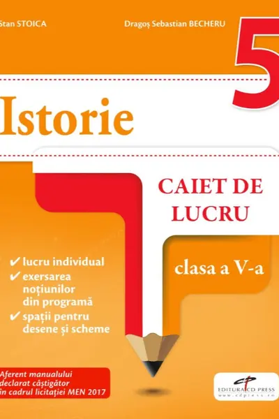 Istorie - Clasa 5 - Caiet de lucru