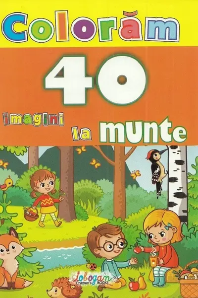 Colorăm. 40 de imagini la munte